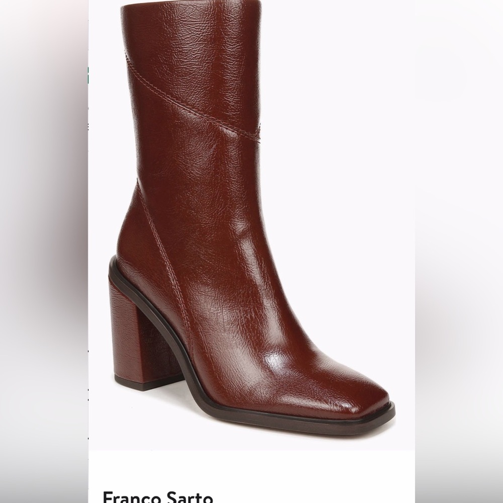 Franco Sarto Stevie Bootie in Mahogany